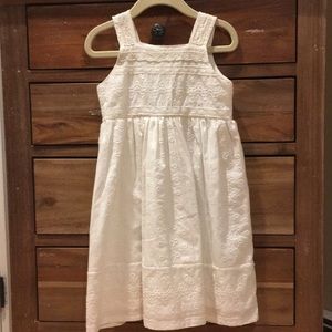 100% Toddler Cotton eyelet sundress 3T